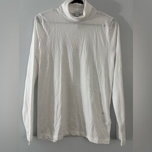 J. Crew Women's White Long Sleeve Tee